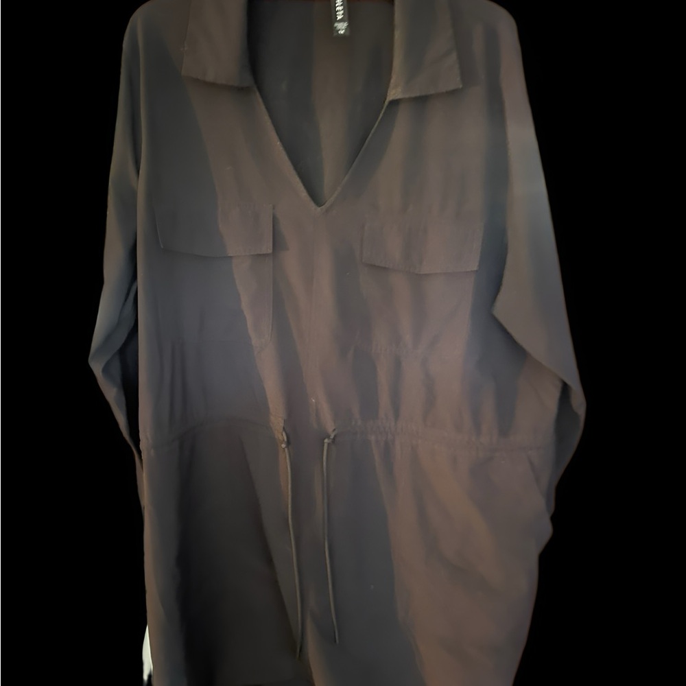 Athleta Black Long Sleeve Zumba Shirt Dress 1X - Picture 6 of 6